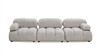 Marcel 109.5" Modular Modern 3-Piece Sofa, Pebble Gray 1