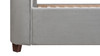 Geneva Curved Wing Upholstered Platform Bed Frame, King, Opal Grey 11