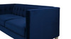James 74" Modern Tuxedo Sofa, Navy Blue 9