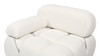 Marcel 36" Modular Modern Lounge Arm Chair, Ivory White Boucle 11