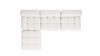 Marcel 109.5" Modular Modern 4-Piece Reversible Sectional Sofa, Ivory White Boucle 7