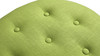 Yolanda 24" Round Upholstered Accent Ottoman, Bright Chartreuse 4