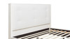 Miramar King Cushion-Back Headboard Platform Bed Frame, Antique White 11
