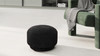 Fuji 15" Mushroom Footstool Ottoman, Ebony Black Bouclé 8