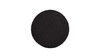 Fuji 15" Mushroom Footstool Ottoman, Ebony Black Bouclé 6