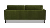 Elliot 84" Track Arm Sofa with Caster Turn Legs, Olive Green 9