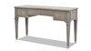 Dauphin 55" 3-Drawer Wood Executive Desk, Grey Cashmere 5
