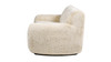 Summit 83" Mongolian Sheepskin Overstuffed Sofa, Cream Beige 8
