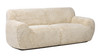 Summit 83" Mongolian Sheepskin Overstuffed Sofa, Cream Beige 4