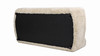 Summit 83" Faux Sheepskin Overstuffed Sofa, Cream Beige