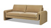Mason 85" Arched Arm Sofa, Camel Brown Beige 1