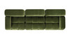Marcel 109.5" Bubble Modular Modern 3-Piece Sofa, Olive Green 5