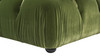 Marcel 109.5" Bubble Modular Modern 3-Piece Sofa, Olive Green 10