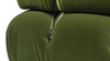 Marcel 109.5" Bubble Modular Modern 3-Piece Sofa, Olive Green 11