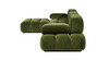 Marcel 109.5" Bubble Modular Modern 4-Piece Reversible Sectional Sofa, Olive Green 7