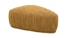 Pebble 44" Rounded Triangle Cocktail Ottoman, Mustard Yellow 1