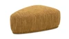 Pebble 44" Rounded Triangle Cocktail Ottoman, Mustard Yellow 4