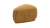 Pebble 26" Rounded Triangle Cocktail Ottoman, Mustard Yellow 4