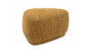 Pebble 26" Rounded Triangle Cocktail Ottoman, Mustard Yellow 5