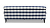 Alana Lawson Three-Cushion Tight Back Sofa, Blue Lattice 8