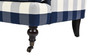 Alana Lawson Three-Cushion Tight Back Sofa, Blue Lattice 10