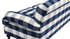 Alana Lawson Three-Cushion Tight Back Sofa, Blue Lattice 9