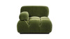 Marcel 36" Bubble Modular Modern Lounge Arm Chair, Olive Green 4