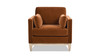 Knox 36" Modern Farmhouse Arm Chair, Burnt Orange 4