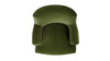 Eloise 30" Pleated Sock Arm Accent Armchair, Olive Green 6
