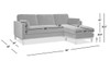 Knox 89" Modern Farmhouse Reversible Chaise Sectional Sofa, Olive Green