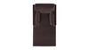 Knox 65" Modern Farmhouse Chaise Lounge Chair, Deep Brown 5