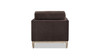 Knox 65" Modern Farmhouse Chaise Lounge Chair, Deep Brown 7