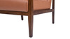 Kenneth 28" Modern-Transitional Lounge Accent Chair, Brown 8