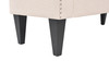 Kathy Roll Arm Entryway Accent Bench, Sky Neutral Beige 10