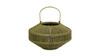 Nova Indoor/Outdoor Patio Floor Light Lantern Set with USB Rechargeable LED Light, Heathered Green 7