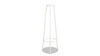 Nova Indoor/Outdoor Patio Floor Light Lantern Set with USB Rechargeable LED Light, Heathered Orange