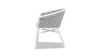 Rowan 24" Rope Barrel Back Patio Dining Chairs, Set of 2, Optic White 6