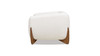 Alpine 43.5" Sherpa Arm Chair, Ivory White 4