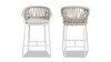 Maiden 27" Set of 2 Patio Counter Stool, Wheat Beige 4