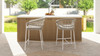 Maiden 27" Set of 2 Patio Counter Stool, Wheat Beige 13