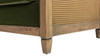 Georgia 34" Cane Rattan Tuxedo Armchair, Olive Green 11