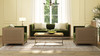 Georgia 34" Cane Rattan Tuxedo Armchair, Olive Green 9