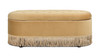Melinda 48.5" Oval Tufted Bullion Fringe Storage Bench, Gold 6