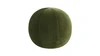 Luna 12" Round Sphere Accent Ball Throw Pillow, Olive Green 1