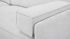 Destin 164" Modular Deep Seat LAF U-Shaped Sectional, Lunar Gray-White 11