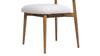 Locke 20.5" Modern Upholstered Dining Chair with Wood Frame, Salt & Pepper Bouclé 12