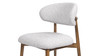 Locke 20.5" Modern Upholstered Dining Chair with Wood Frame, Salt & Pepper Bouclé 10