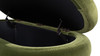Fuji 49" Upholstered Oval Storage Bench, Olive Green 10