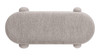 Hugo 49" Oval Fully Upholstered Storage Bench, Brown Bouclé 5
