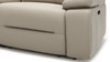 Malibu 79" Modern Power Motion 3-Piece Reclining Loveseat Sofa with Cup Holders, Cream Taupe Beige 10